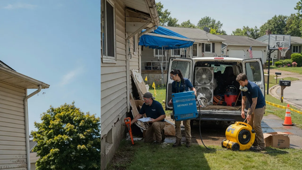 Ceiling Leak Cleanup in Ferndale, PA near me